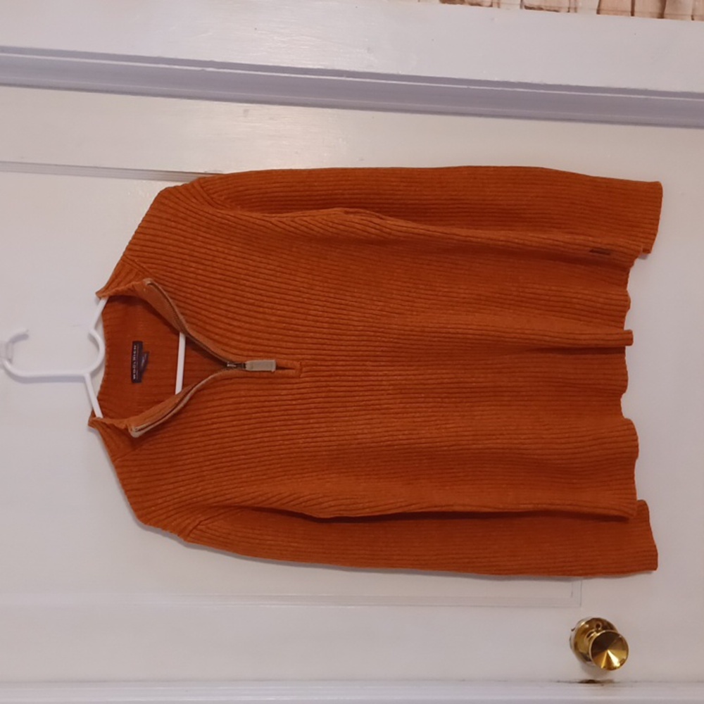 Woolrich pullover sweater pumpkin Heather color women's size xlarge
